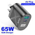 Premium 65W Dual-Port GaN Adapter