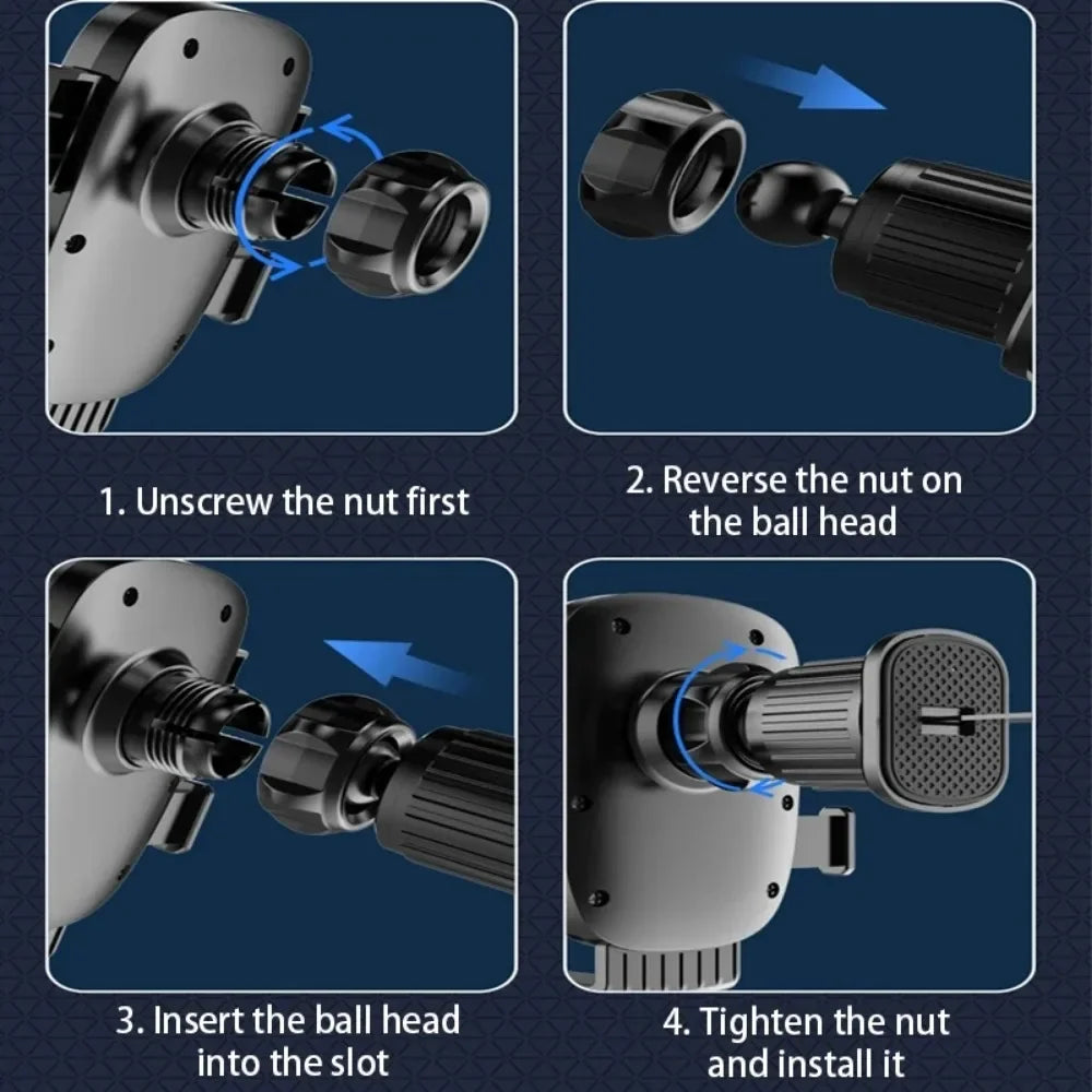 Universal Vent Clip Phone Mount Base