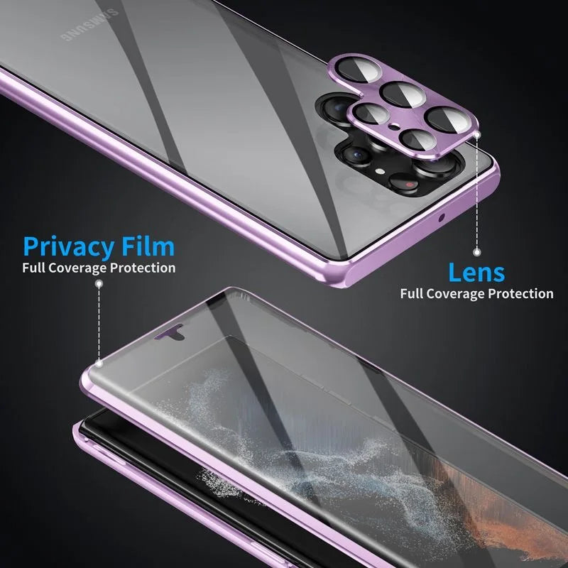 Privacy Magnetic Case for Samsung Galaxy