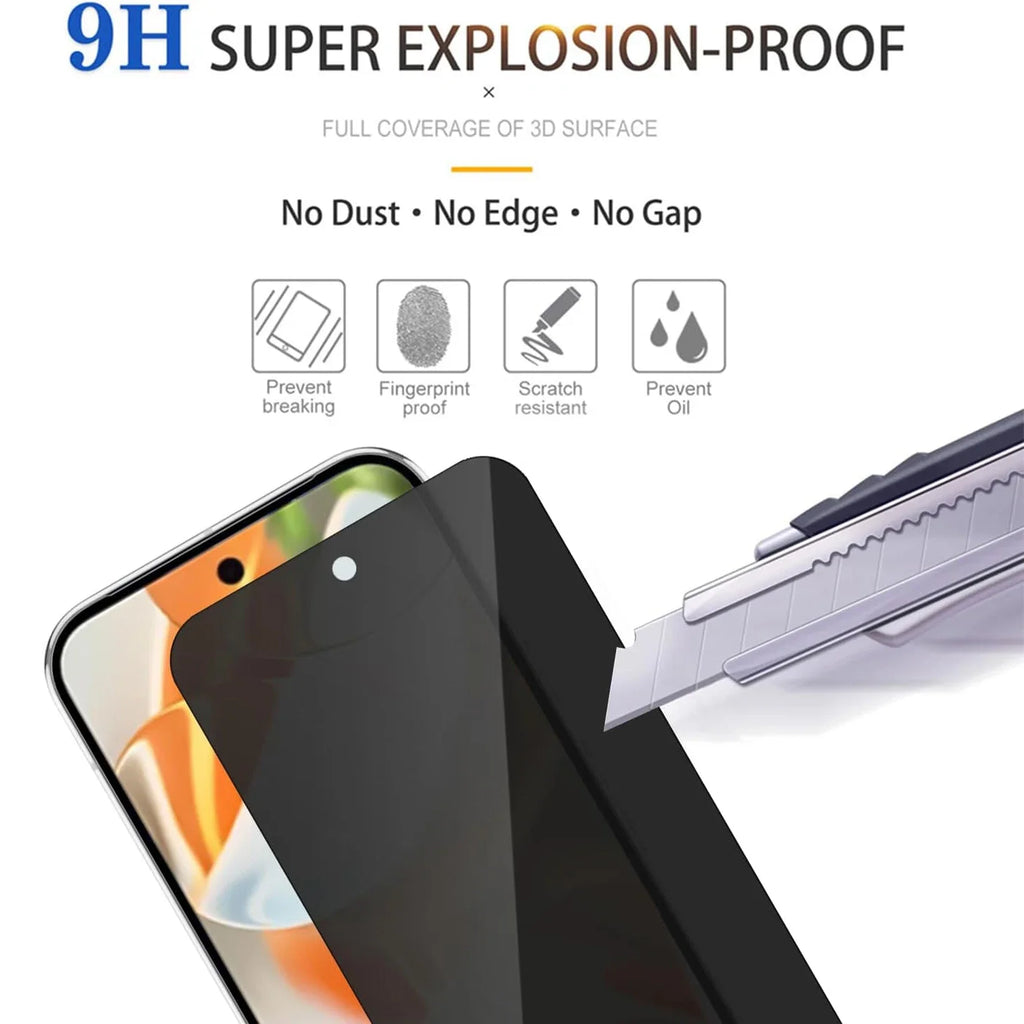 Anti-Spy Tempered Glass Screen Protector for Google Pixel