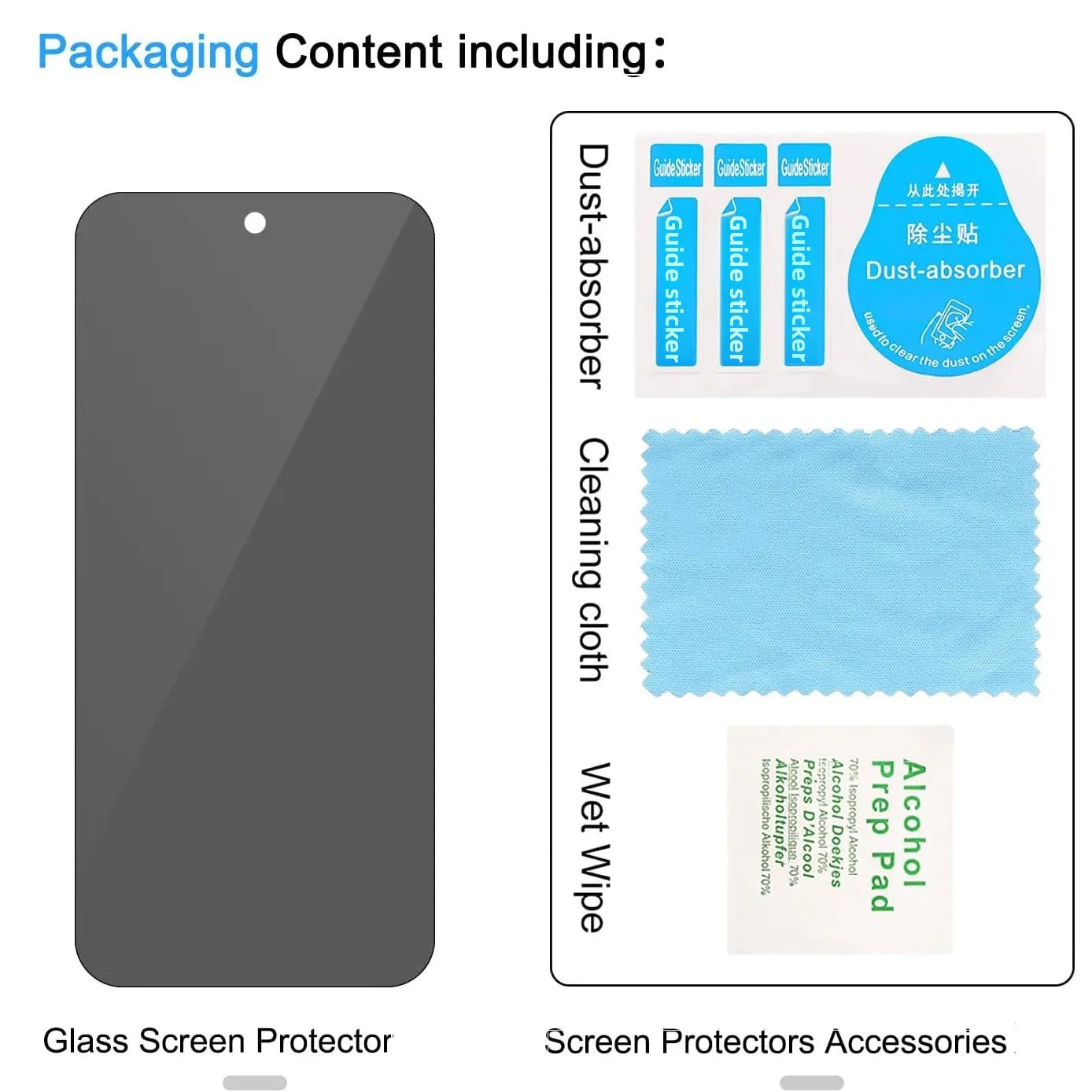 Anti-Spy Tempered Glass Screen Protector for Google Pixel