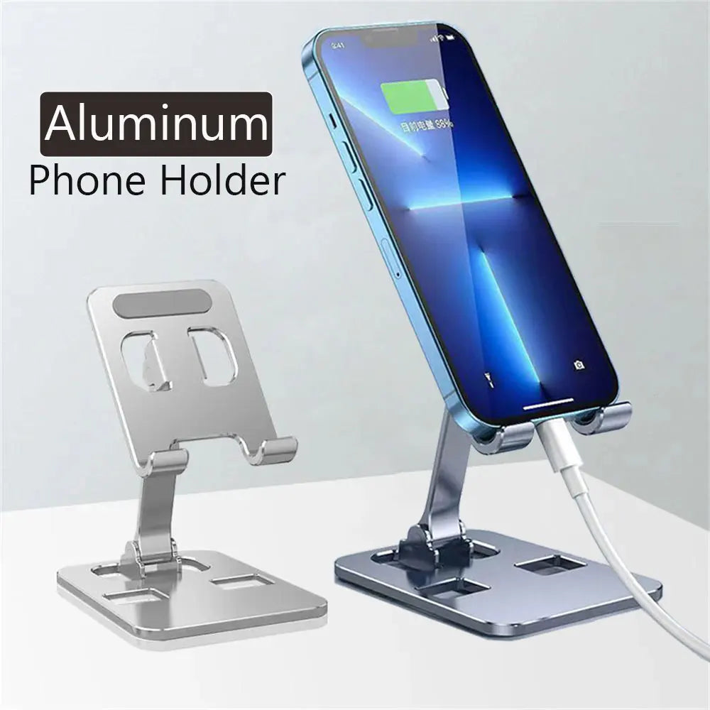 Foldable Aluminum Phone & Tablet Desk Stand