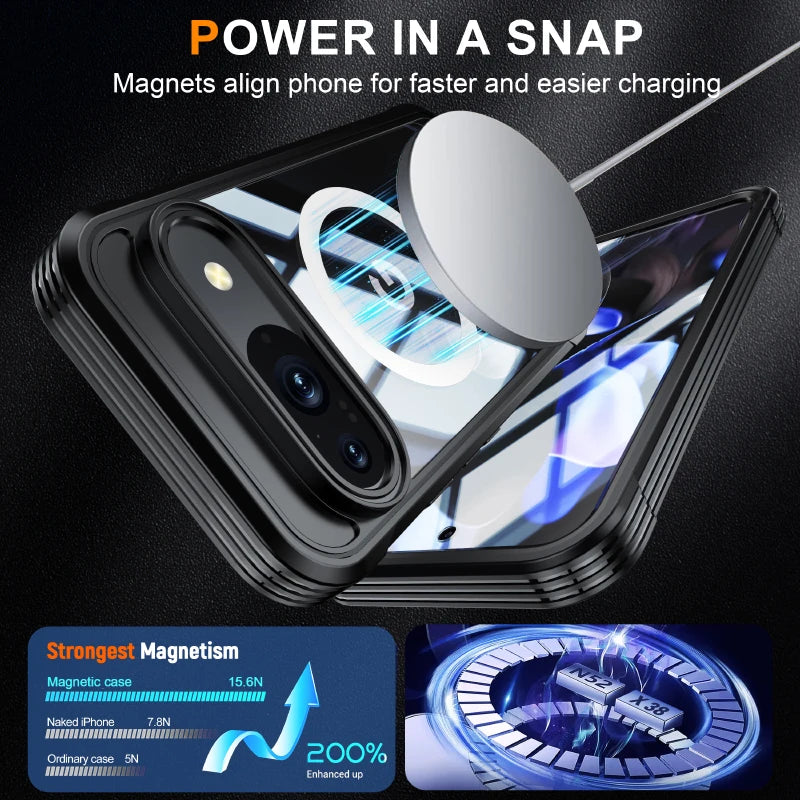 Magnetic Wireless Charging Case for Google Pixel