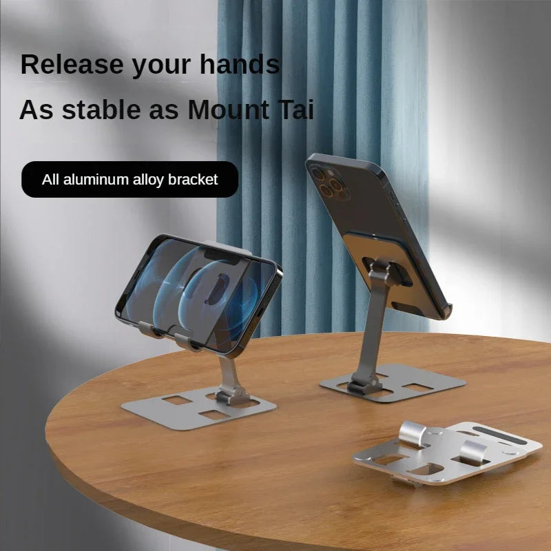 Foldable Aluminum Phone & Tablet Desk Stand
